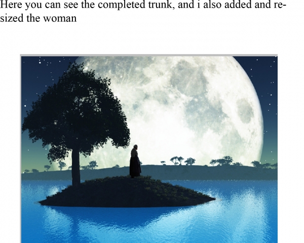 Creation of Immersed in my Thoughts: Step 8